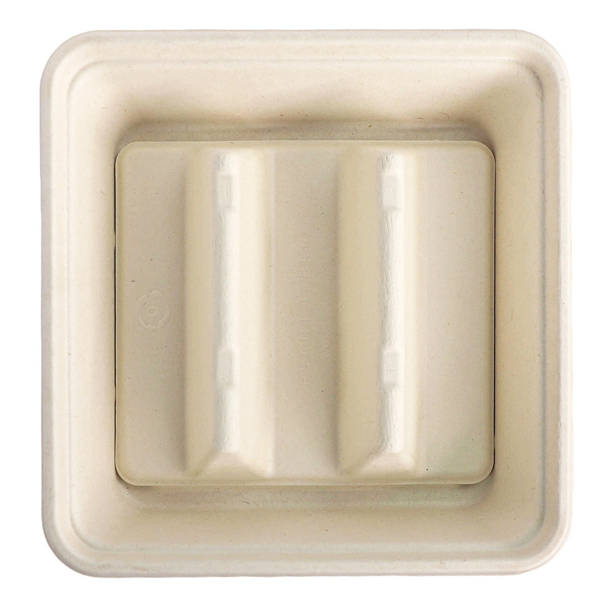 World Centric Fiber Compostable Taco Insert for 8x8, 9x9 Linear Containers Plant Fiber (QTY 600), SKU CT-FB-TI-LF