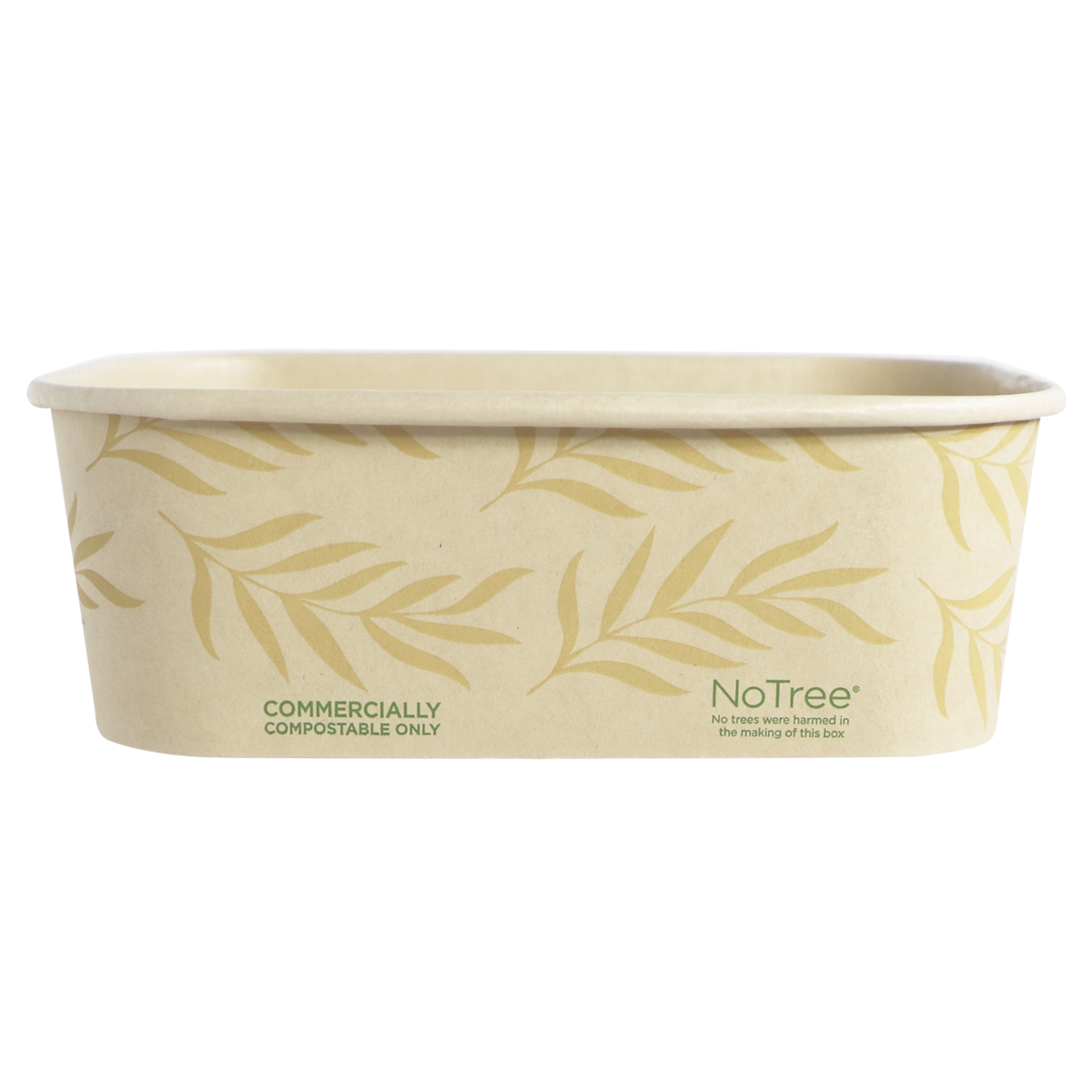 World Centric 24 oz NoTree Rectangular Container (QTY:300)