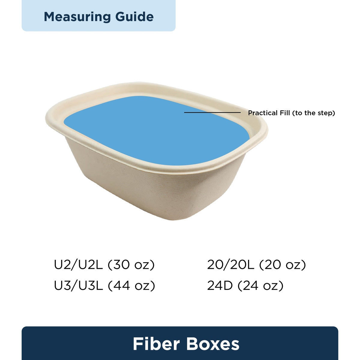 World Centric 8.7x6.7x3.1 in (44 oz) Fiber Box, Laminated (QTY:400)