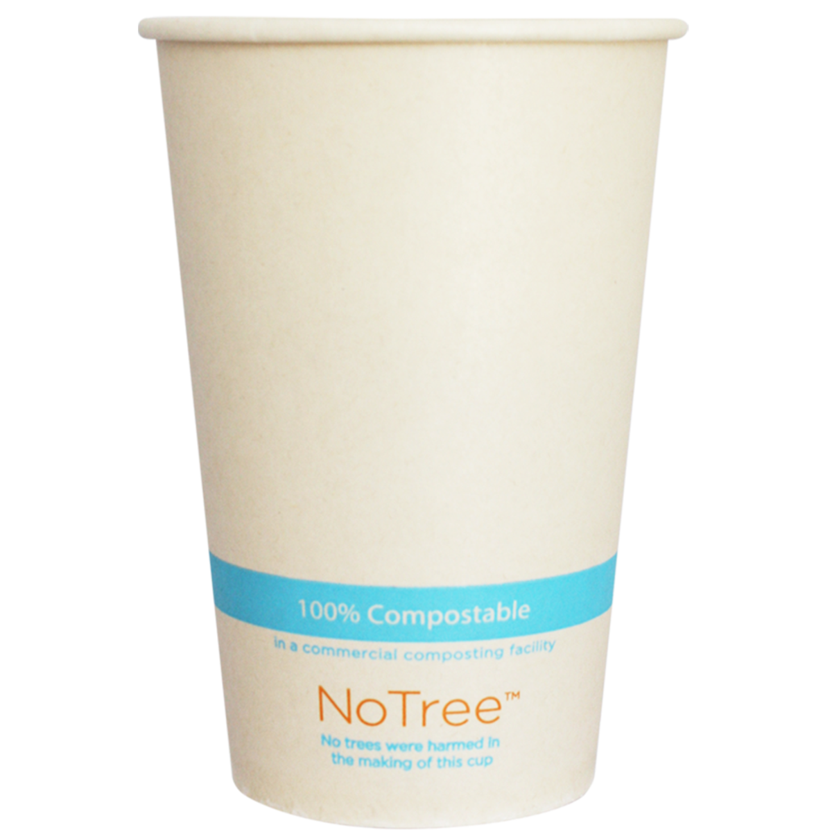 World Centric 16 oz NoTree Paper Cold Cup, Natural (SKU: CU-SU-16C)