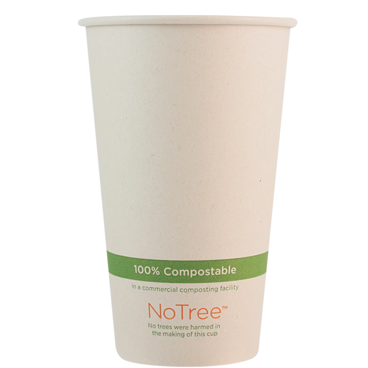 World Centric 16 oz NoTree Paper Hot Cup (QTY:1000)