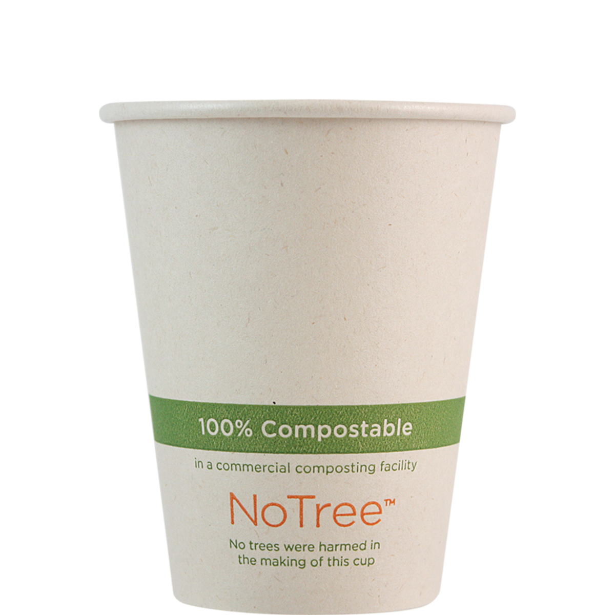 World Centric 8 oz NoTree Paper Hot Cup (SKU: CU-SU-8)