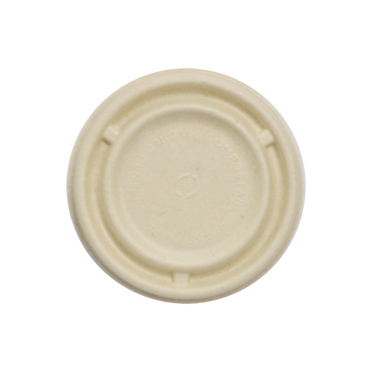 World Centric Fiber Compostable Lid for 4 oz Souffle Cup Plant Fiber (QTY 1000), SKU CUL-SC-4N-LFP