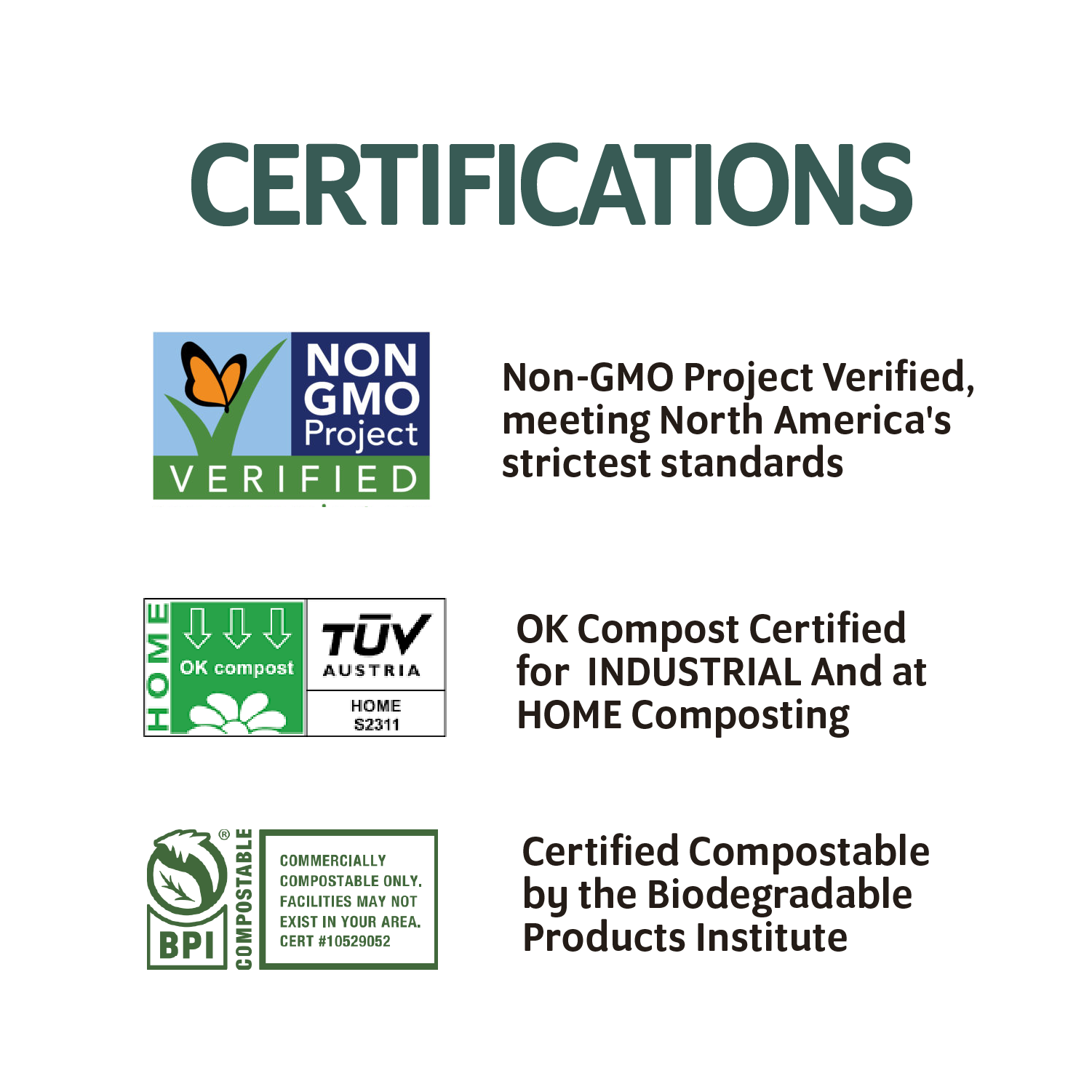 Compost Crew® Compostable Trash Bags Liners  – Heavy-Duty, BPI Certified, Leak-Resistant Liners