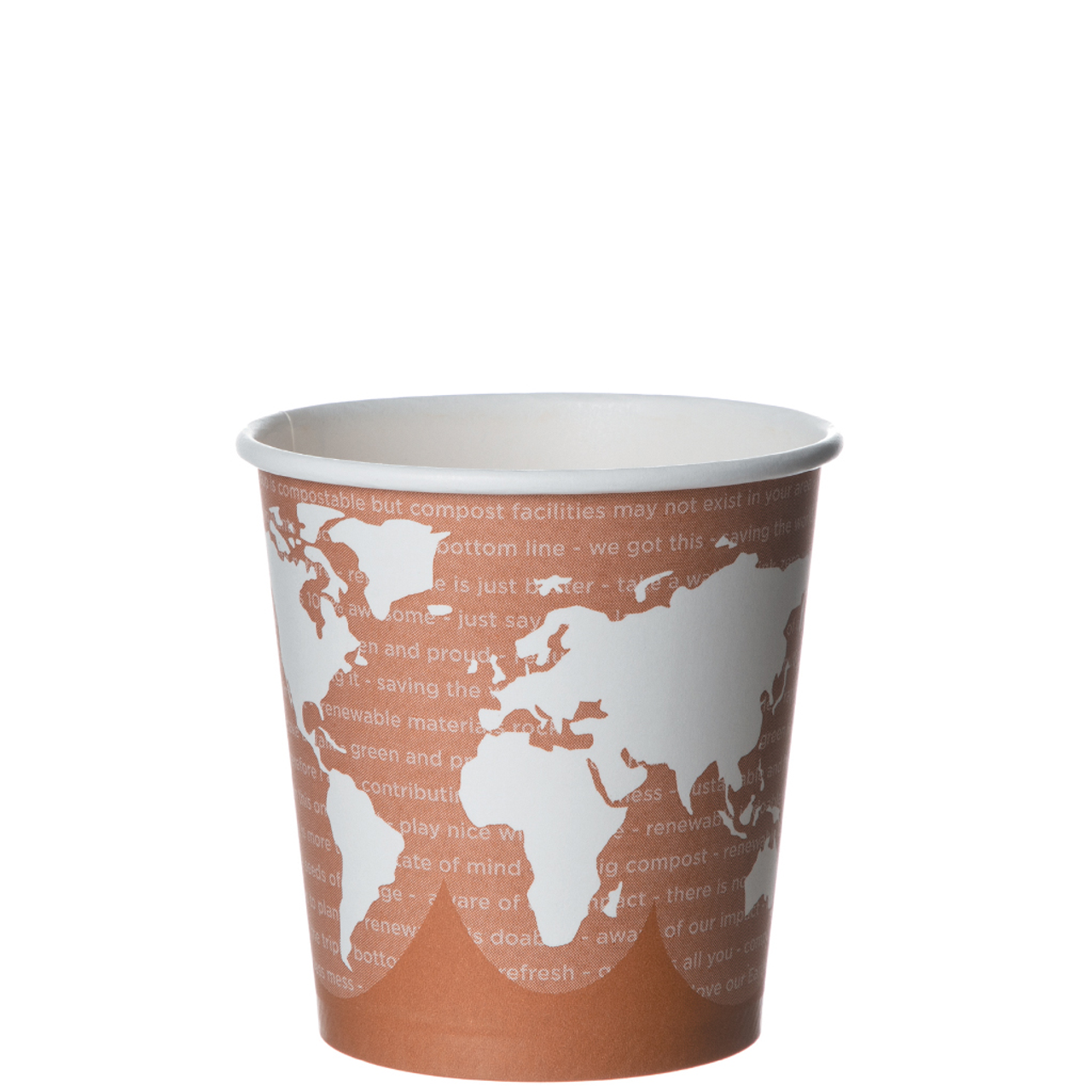 World Art Renewable & Compostable Hot Cups - 10oz (QTY:1000)