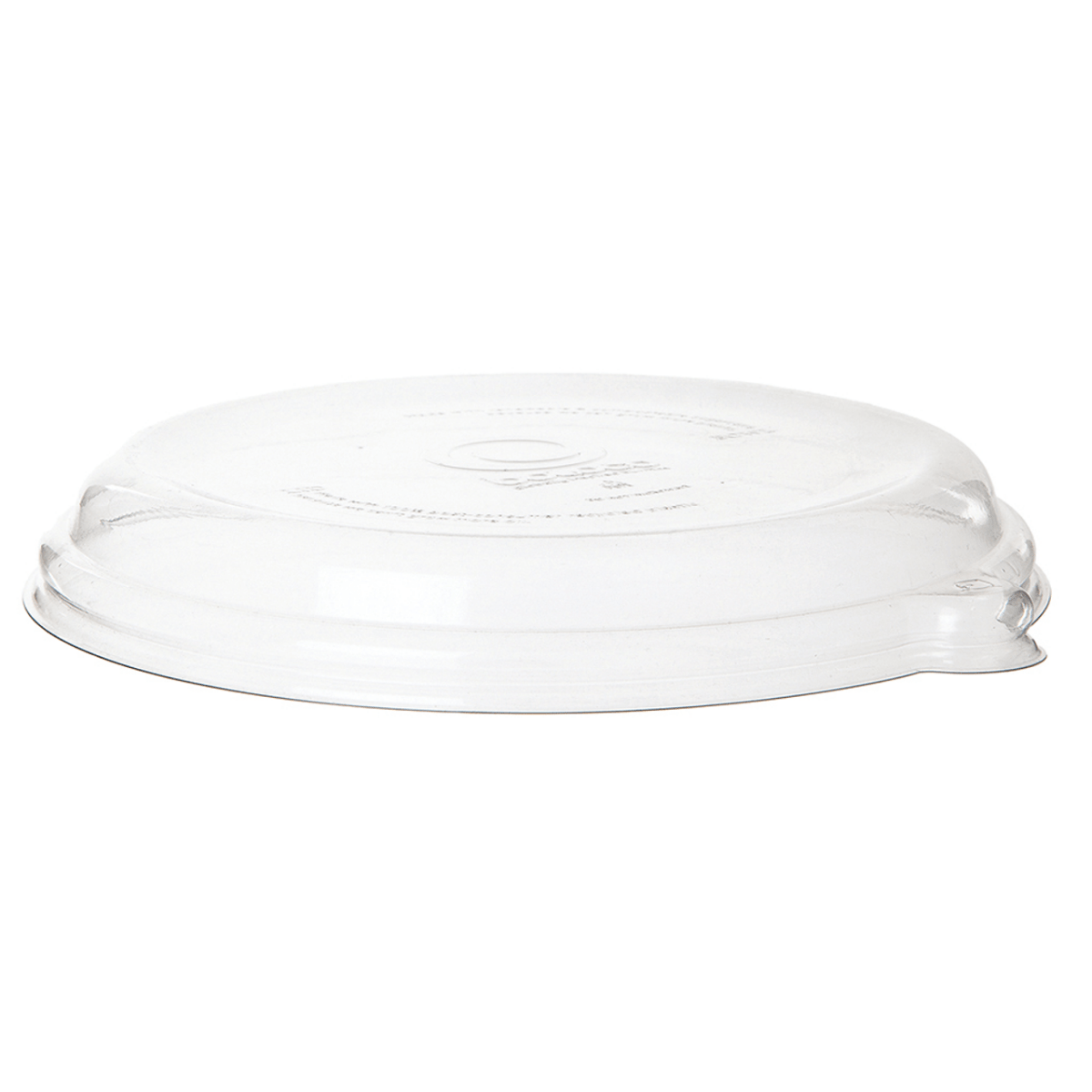 Eco-Products BlueStripe 100% Recycled Content Lid, Dome, Fits 24-40oz Sugarcane Bowls (QTY:300)