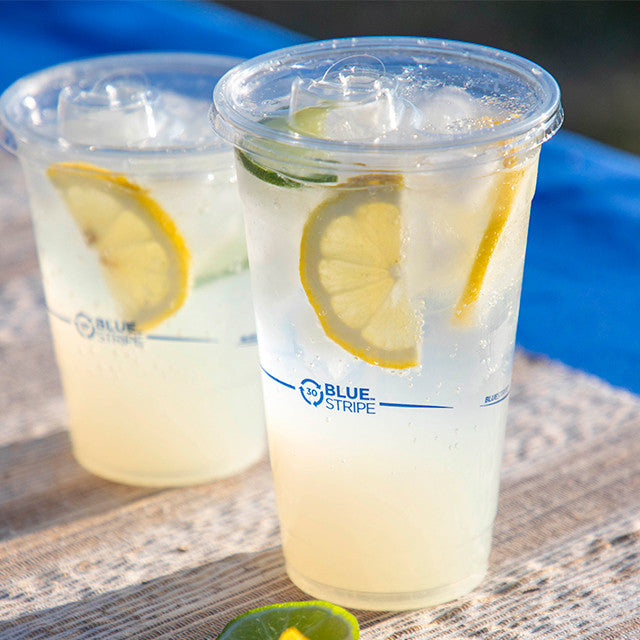 BlueStripe 30% Recycled Content Cold Cups - 24oz (QTY:600)