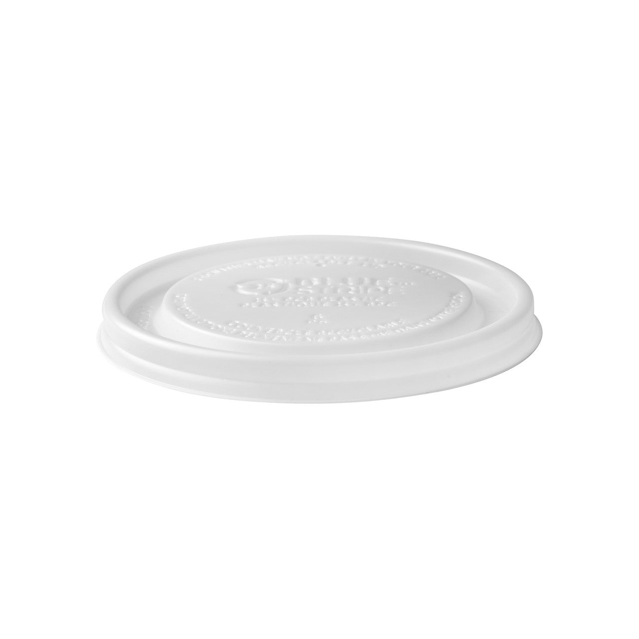 BlueStripe 25% Recycled Content Lids, Fits 8oz Food Containers (QTY:1000)