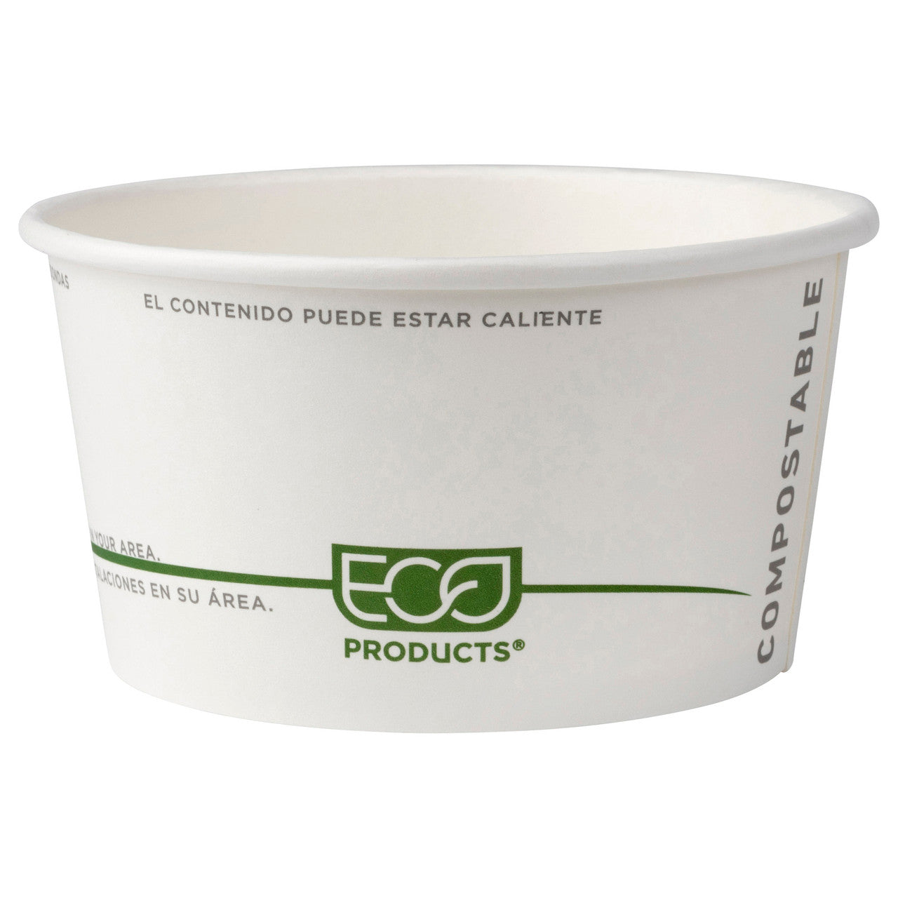 GreenStripe Renewable & Compostable Food Container - 12oz. (QTY:500)