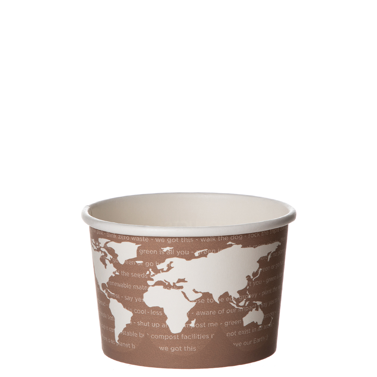 World Art Renewable & Compostable Food Container - 8oz (QTY:1000)