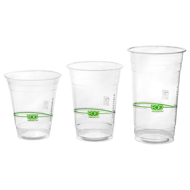 Eco-Products GreenStripe Cold Cups 24oz PLA Compostable (QTY 1000), SKU EP-CC24-GS