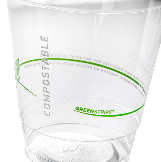 Eco-Products GreenStripe Renewable & Compostable Cold Cups 16oz (QTY 1000), SKU EP-CC16-GS