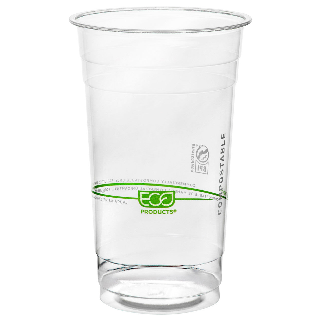 Eco-Products GreenStripe Cold Cups 24oz PLA Compostable (QTY 1000), SKU EP-CC24-GS