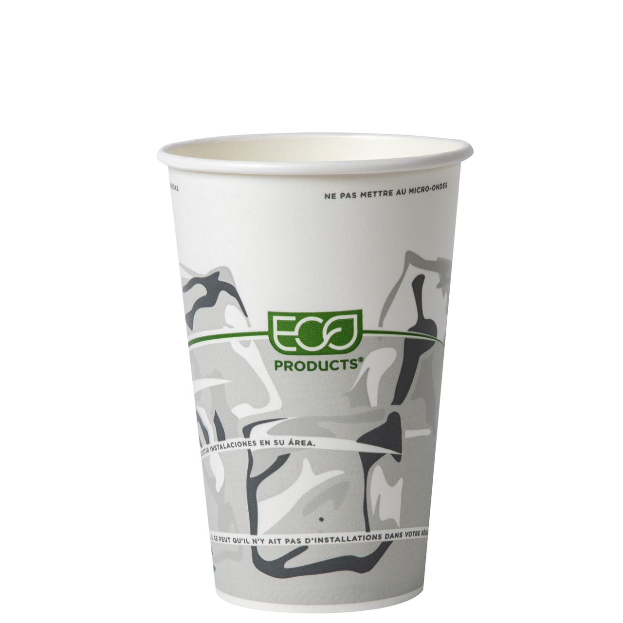 GreenStripe Renewable & Compostable Paper Cold Cup, Double-sided PLA, 16oz (QTY:1000)