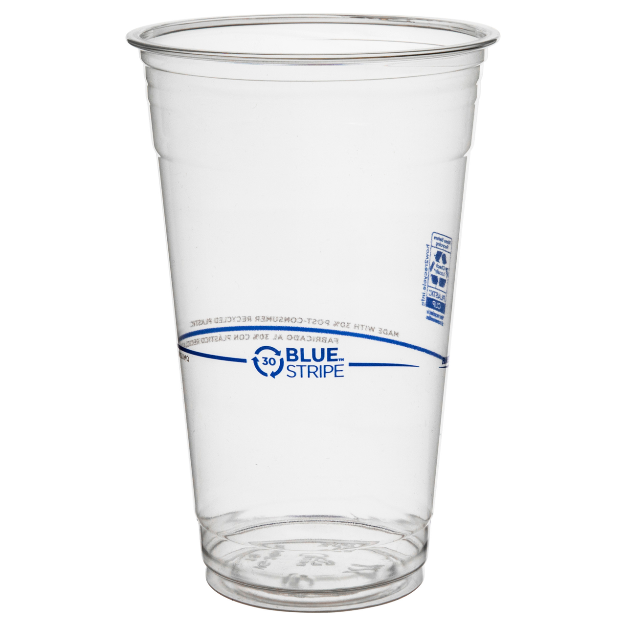 BlueStripe 30% Recycled Content Cold Cups - 24oz (QTY:600)