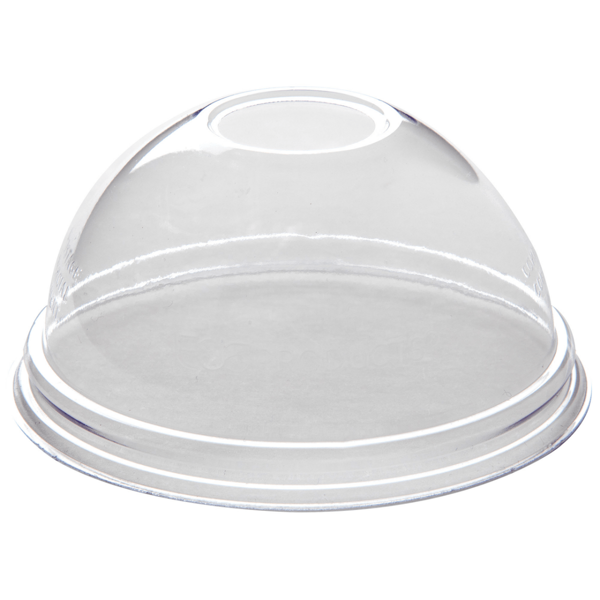GreenStripe Renewable & Compostable Cold Cup Dome Lids, Fit 12 - 22oz Paper Cold Cups (QTY:1000)