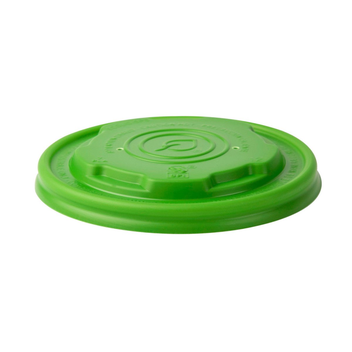 GreenStripe EcoLid Renewable & Compostable Soup Cup Lids - 8oz Green, Fits 8 & 10oz Paper Food Containers (QTY:1000)