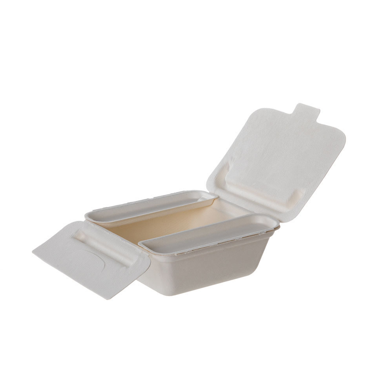 Vanguard Folia (II) Renewable & Compostable Take-Out Container, 6 x 5.4 x 2.5 (QTY:300)