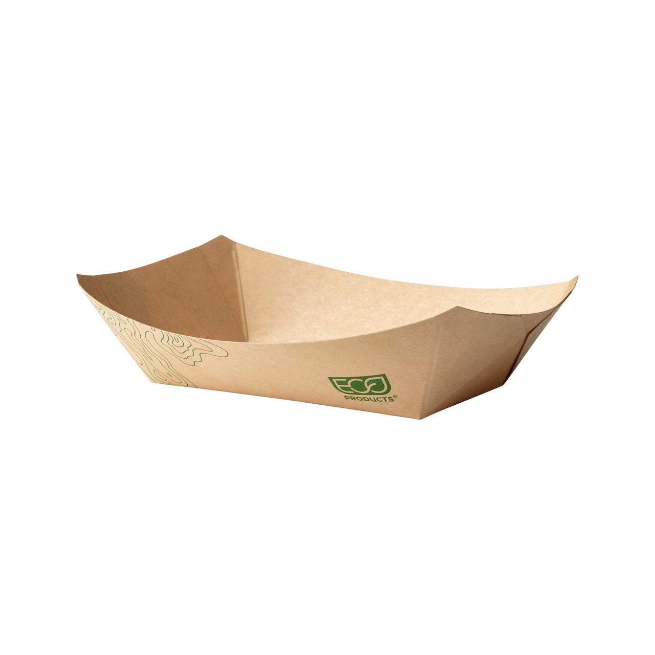 Eco-Products GreenStripe 1lb Food Tray FSC Paper Compostable (QTY 1000), SKU EP-FT1
