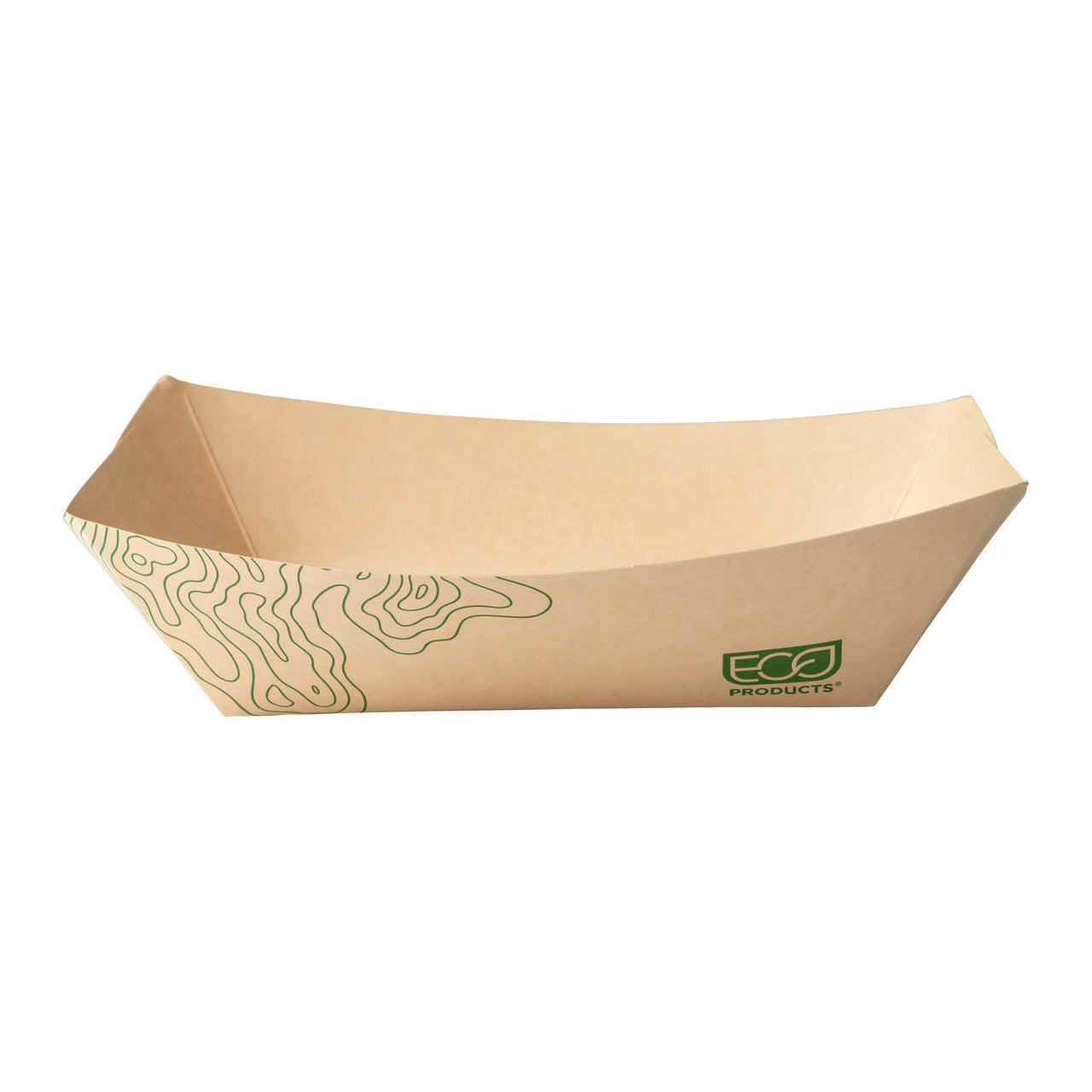 GreenStripe Renewable & Compostable 3lb Food Tray, FSC Mix Credit SA-COC-013255 (QTY:500)