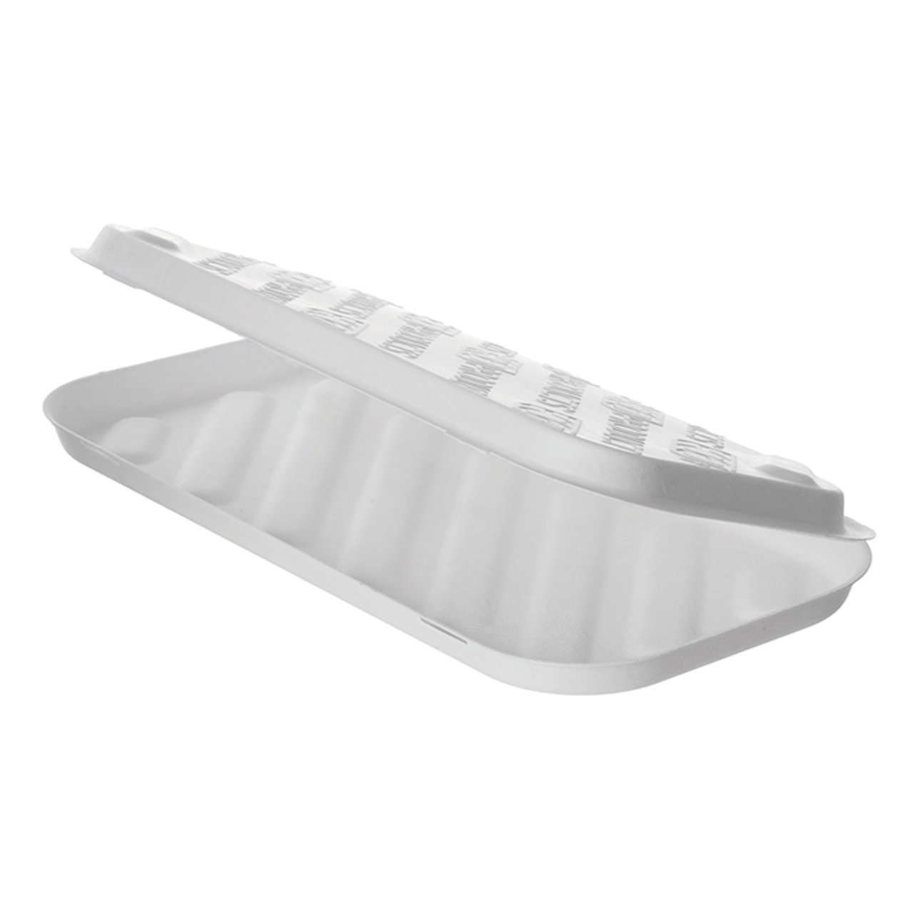 Vanguard Renewable & Compostable Flatbread Pizza Sugarcane Clamshells - 13 x 7 x 1.25in (QTY:200)