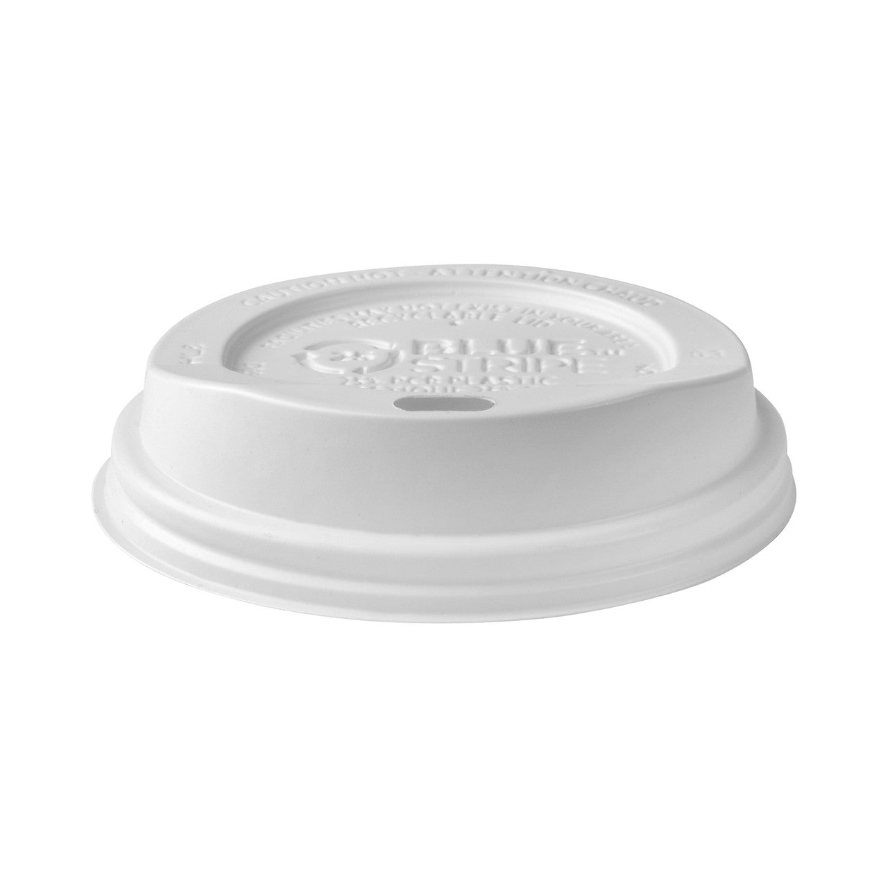 Eco-Products BlueStripe EcoLid 25% Recycled Content Hot Cup Lid, White, Fits 8 oz Cups (QTY 1000), SKU EP-HL8-WR
