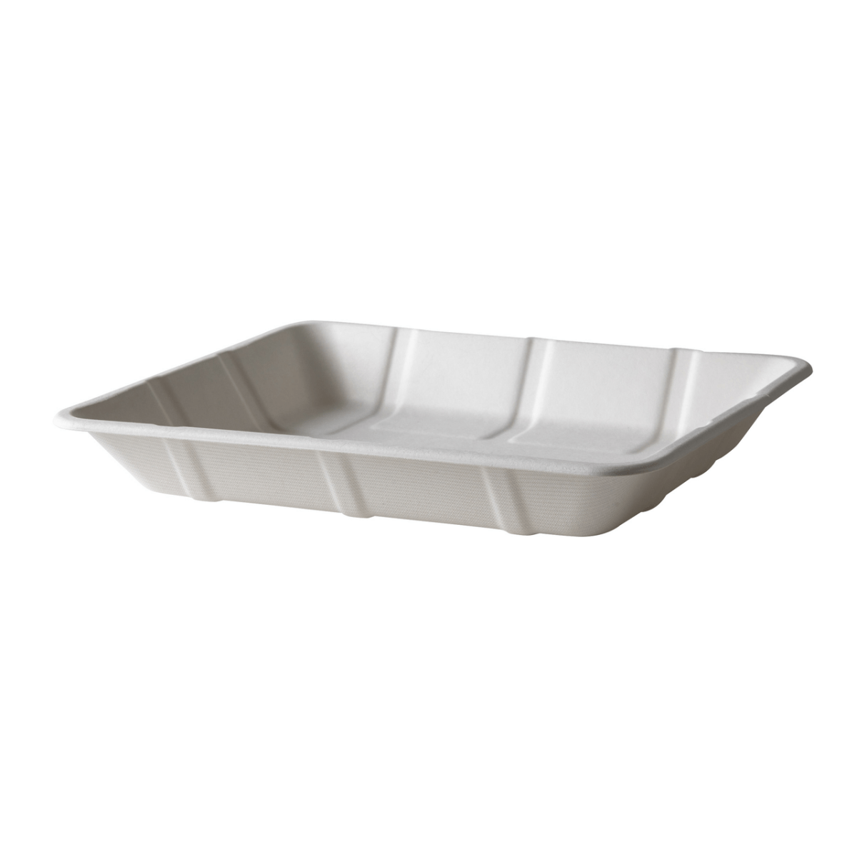GreenStripe Vanguard Renewable & Compostable Lined Molded Fiber Meat & Produce Trays, 10.5 x 8.5 x 1.475in, 8D (QTY:300)