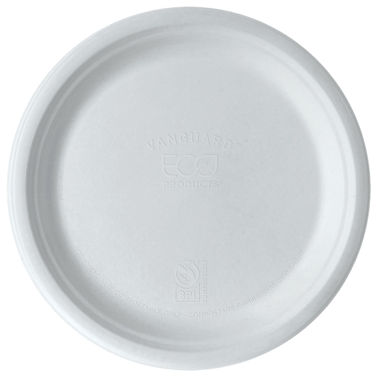 Vanguard Renewable & Compostable Sugarcane Plates - 10in (QTY:500)