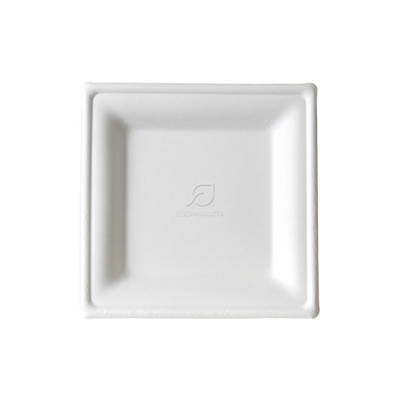 Vanguard Renewable & Compostable Square Sugarcane Plates - Small (QTY:500)