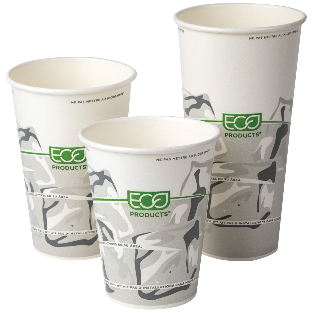 GreenStripe Renewable & Compostable Paper Cold Cup, Double-sided PLA, 16oz (QTY:1000)