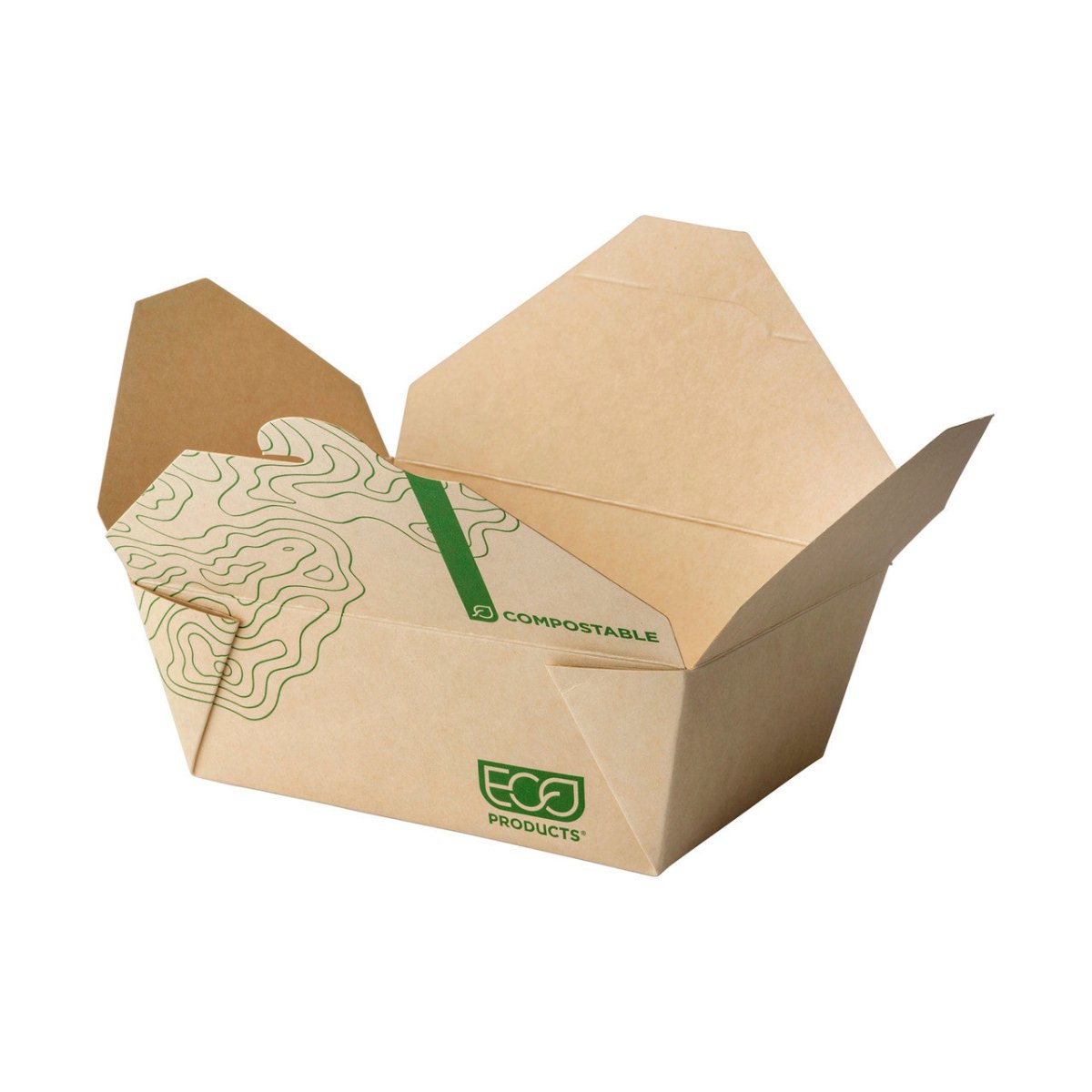 GreenStripe Renewable & Compostable 45oz Food Box #8, FSC Mix Credit SA-COC-013255 (QTY:400)