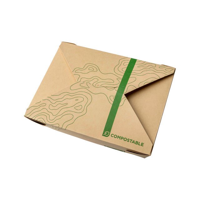 GreenStripe Renewable & Compostable 66oz Food Box #3, FSC Mix Credit SA-COC-013255 (QTY:200)