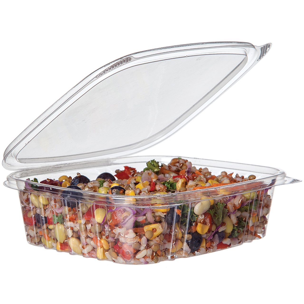 GreenStripe Renewable & Compostable Rectangular Deli Containers - 24oz Hinged (QTY:200)