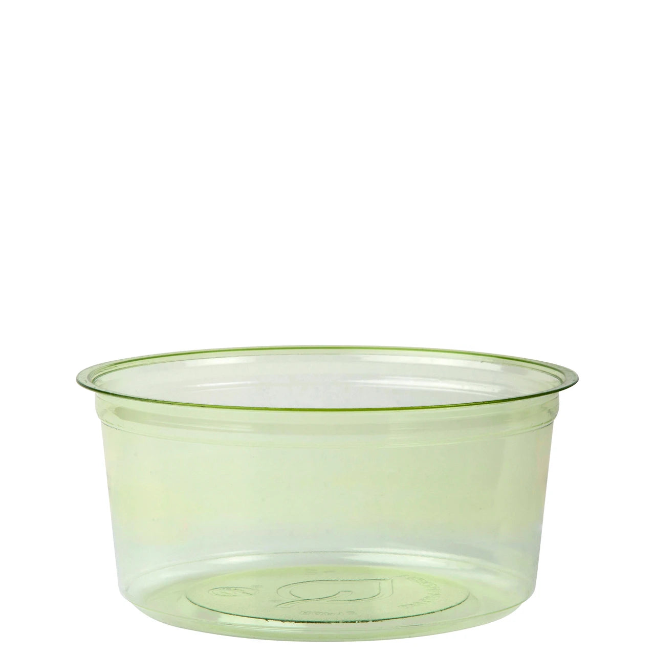 Eco-Products 12 oz PLA Round Deli Container Green Compostable Cold Food (QTY 500), SKU EP-RDP12GN