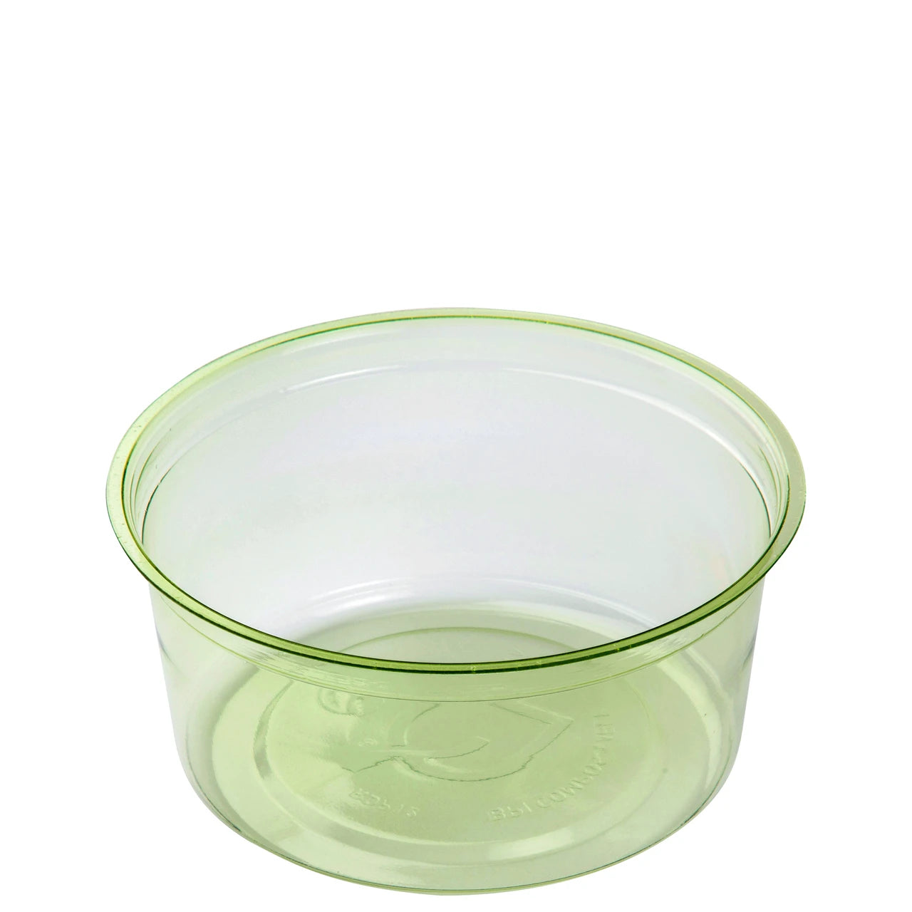 Eco-Products 12 oz PLA Round Deli Container Green Compostable Cold Food (QTY 500), SKU EP-RDP12GN