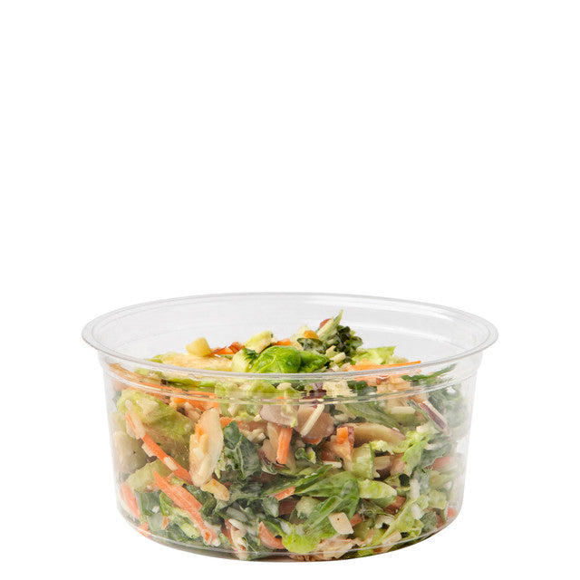 Eco-Products GreenStripe Round Deli Container 12oz PLA Compostable (QTY 500), SKU EP-RDP12