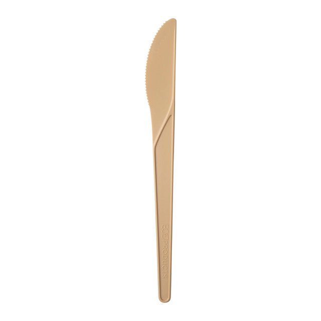GreenStripe Plantware Renewable & Compostable Knife - 6in Beige (QTY:1000)