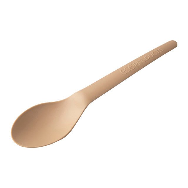 GreenStripe Plantware Renewable & Compostable Spoon - 6in Beige (QTY:1000)