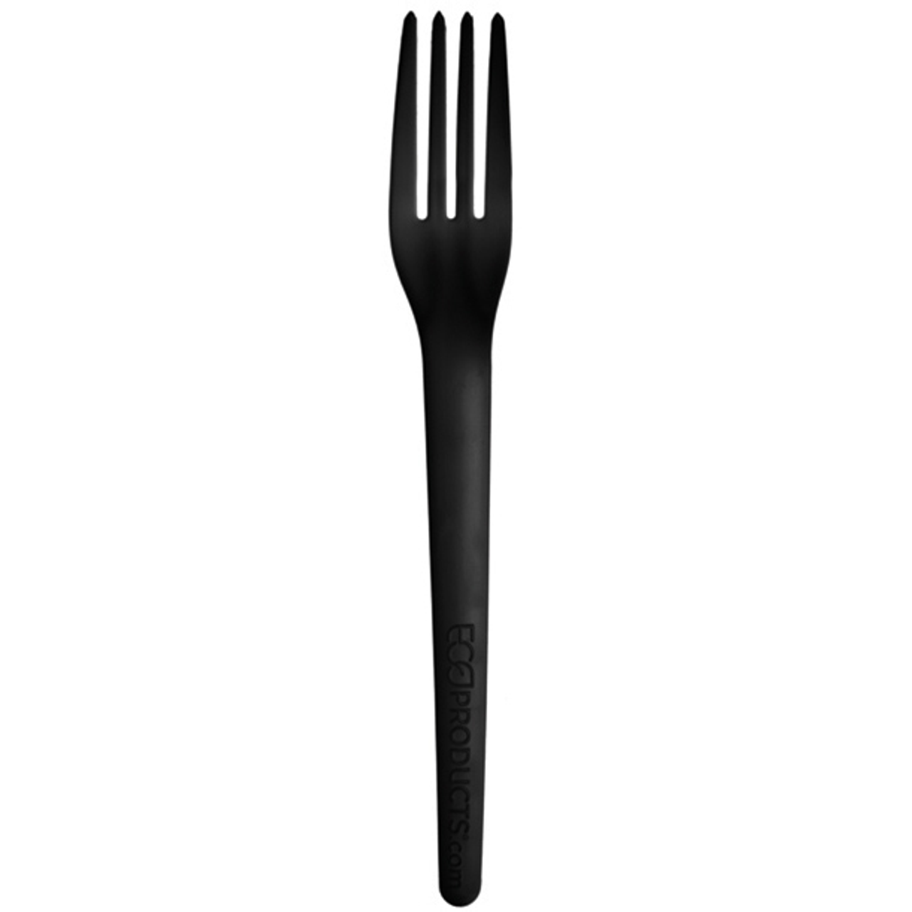 Plantware Renewable & Compostable Fork - 7in Black (QTY:1000)