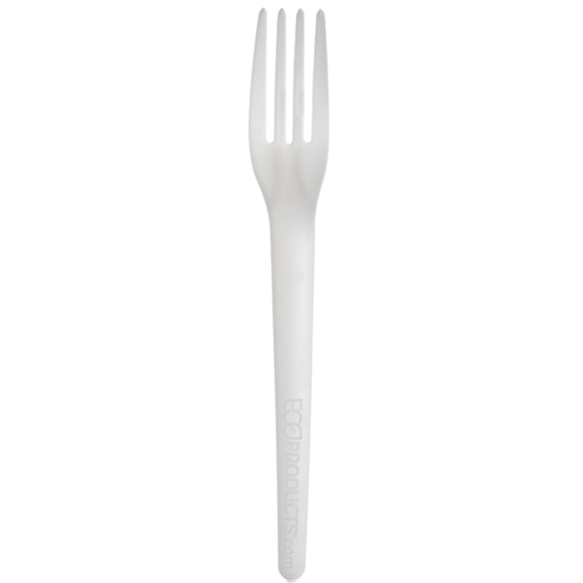 Eco-Products 7in Plantware® Dinner Fork, White (QTY:1000)