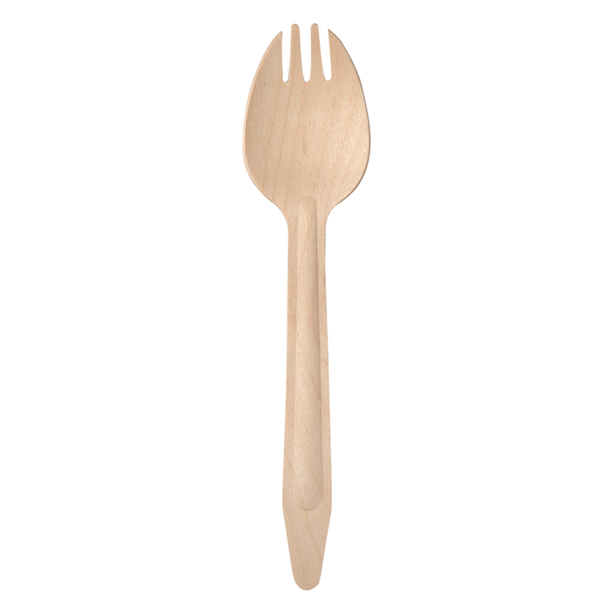 GreenStripe Wood Renewable & Compostable Spork - 6.5" FSC MIX CREDIT SA-COC-013255 (QTY:1000)