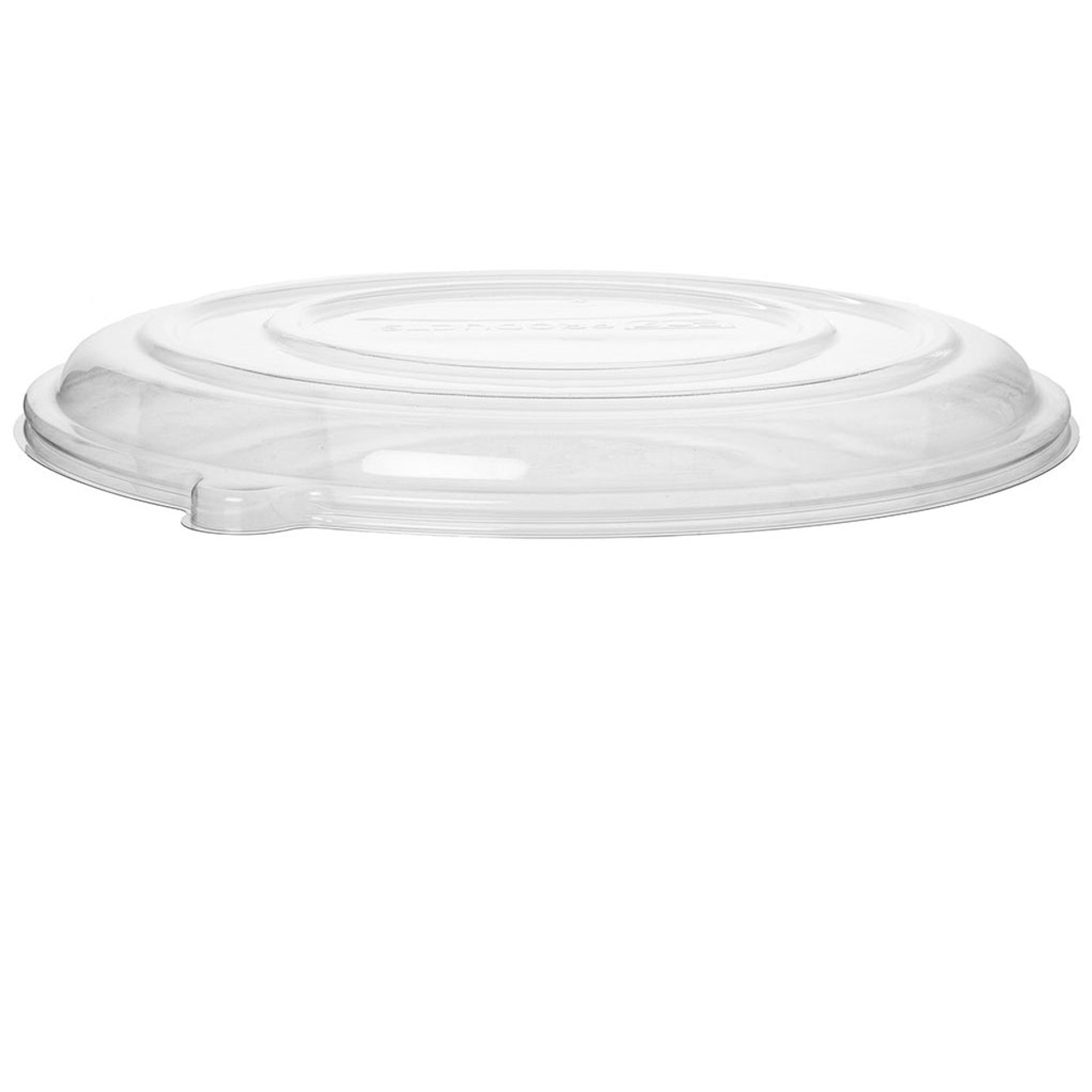 WorldView 100% Post-Consumer Recycled Content 16n Round Lid, Fits 16in Sugarcane Pizza Tray Base (QTY:50)