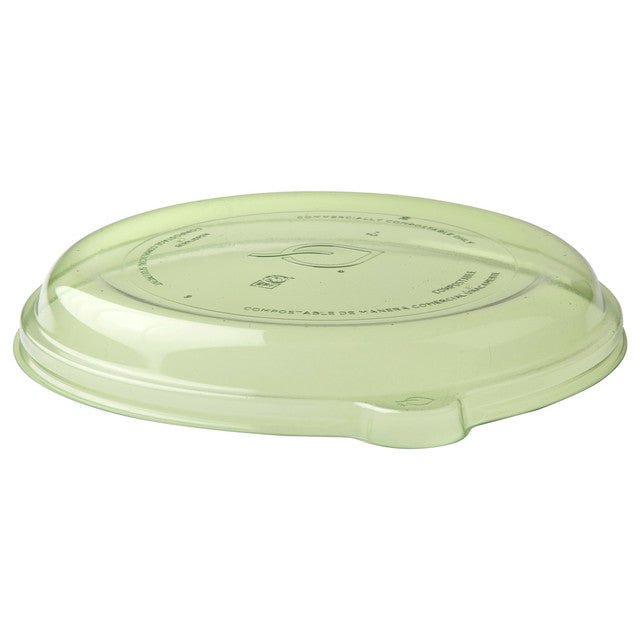 GreenStripe Veridian WorldView Renewable & Compostable, Fits 9in Round Molded Fiber Take-Out Containers Green (QTY:300)