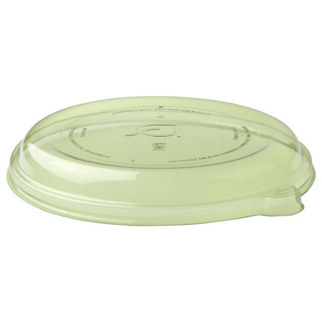 GreenStripe Veridian WorldView Renewable & Compostable, Fits 9in Round Molded Fiber Take-Out Containers Green (QTY:300)