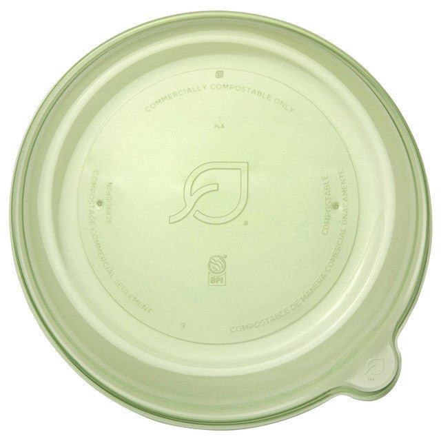 GreenStripe Veridian WorldView Renewable & Compostable, Fits 9in Round Molded Fiber Take-Out Containers Green (QTY:300)