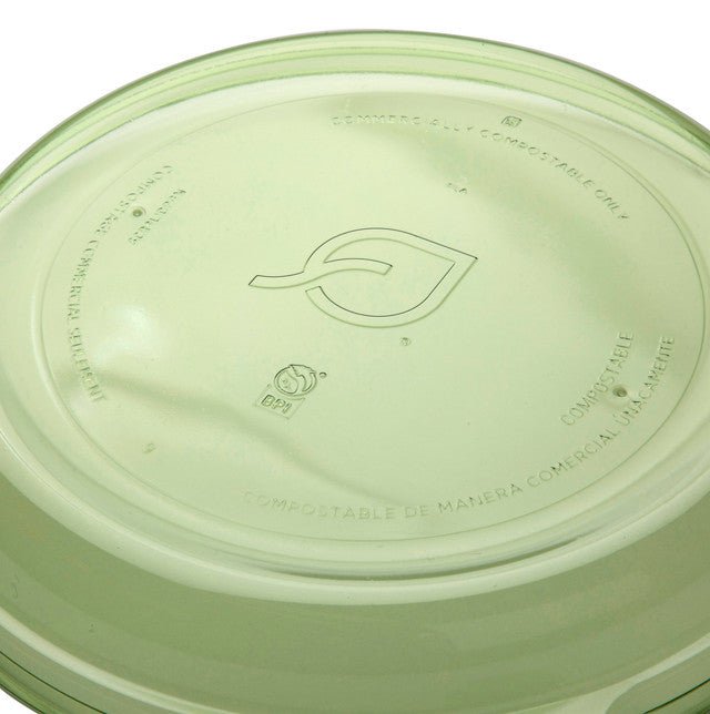 GreenStripe Veridian WorldView Renewable & Compostable, Fits 9in Round Molded Fiber Take-Out Containers Green (QTY:300)
