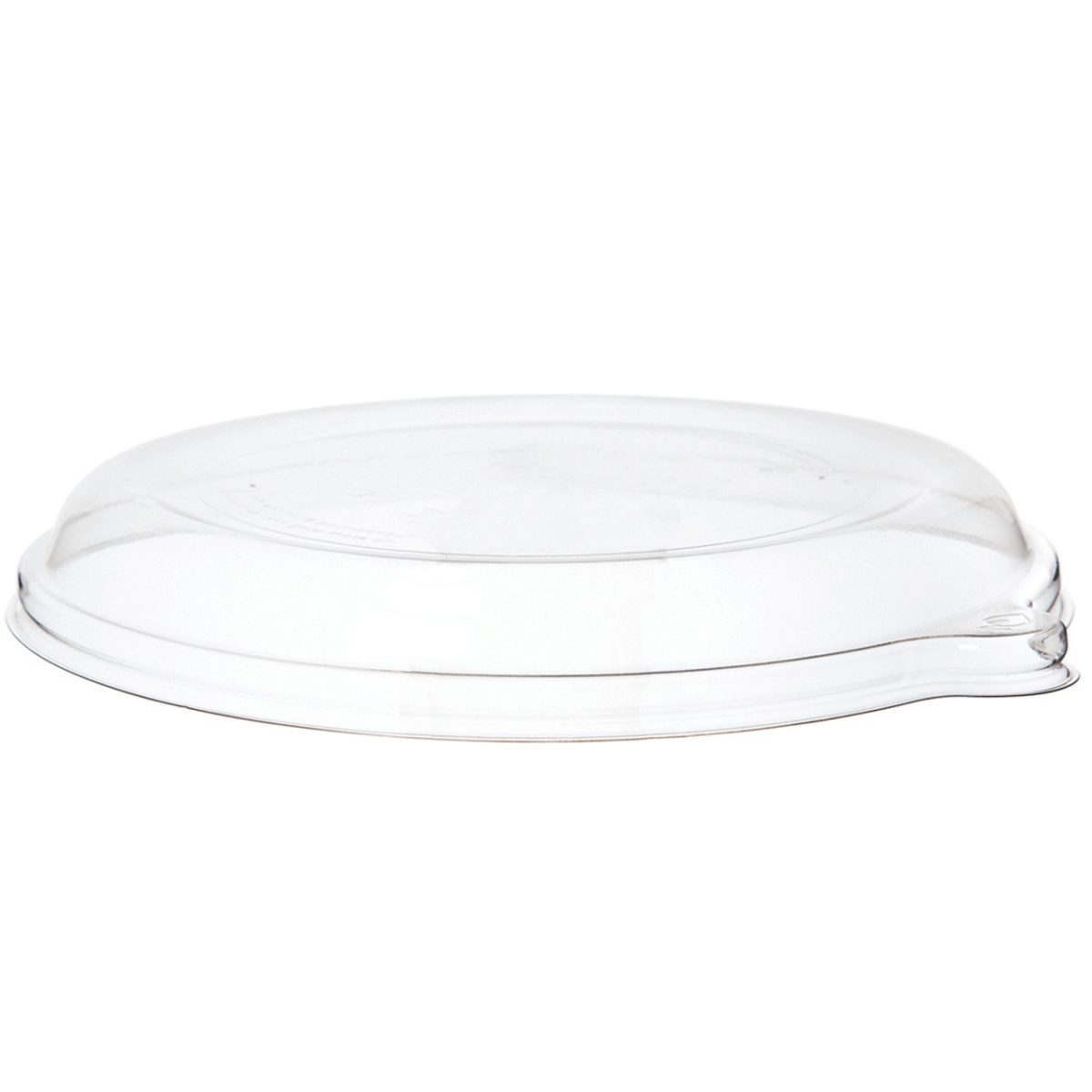 WorldView 100% Recycled Content Lid, Fits 9in Round Sugarcane Take-Out Containers (QTY:300)