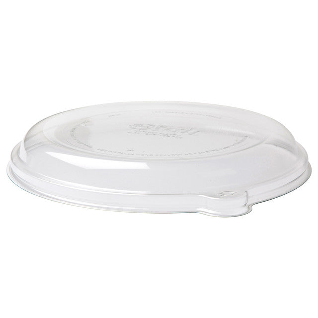 Eco-Products WorldView 9 in Round Take-Out Container Lid 100% Recycled PET Clear (QTY 300), SKU EP-SCR9LID