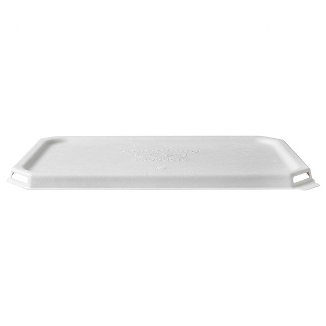 Eco-Products Vanguard Flat Molded Fiber Lid for 24-32 oz Rectangular Containers Compostable (QTY 200), SKU EP-SCRC107FLIDNFA