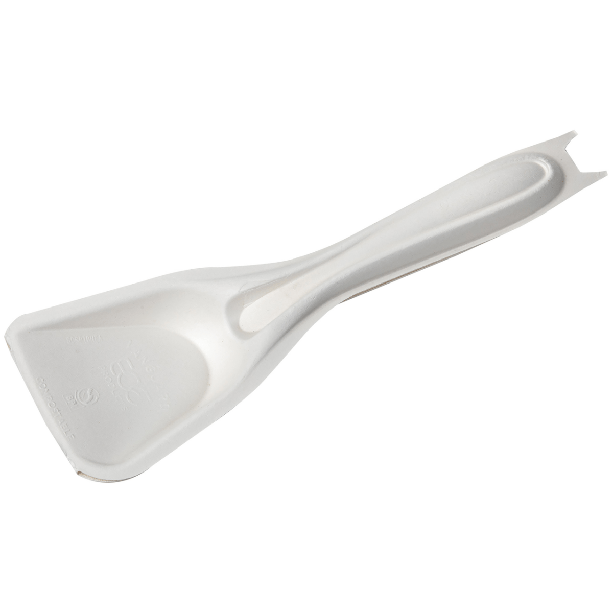Vanguard Renewable & Compostable Molded Fiber Serving Spoon and Spatula, 10in (QTY:100)